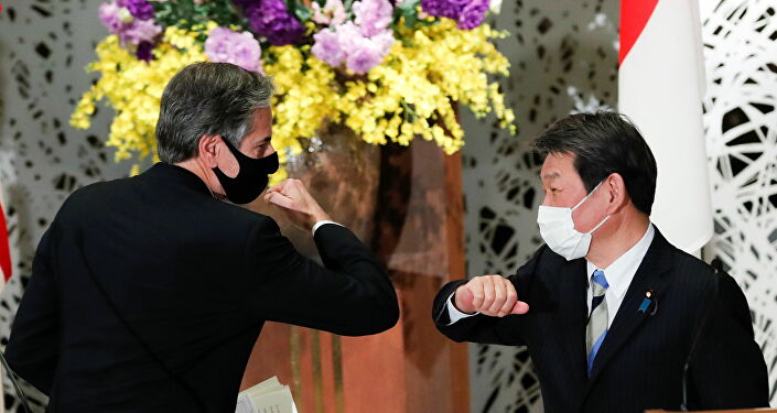 ABD Dışişleri Bakanı Antony Blinken ve Japon mevkidaşı Motegi Toşimitsu