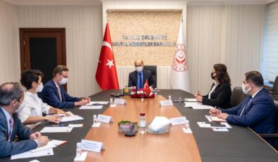 Çalışma ve Sosyal Güvenlik Bakanı Bilgin, Büyükelçi Meyer-Landrut ile görüştü