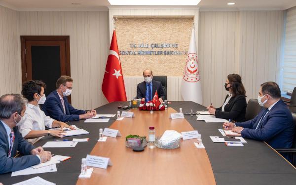 Çalışma ve Sosyal Güvenlik Bakanı Bilgin, Büyükelçi Meyer-Landrut ile görüştü