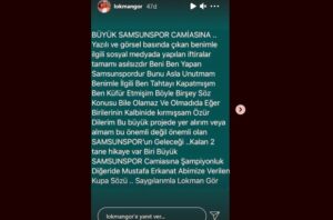 Lokman Gör: “Önemli olan Samsunspor'un geleceği"