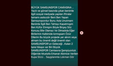 Lokman Gör: “Önemli olan Samsunspor’un geleceği”