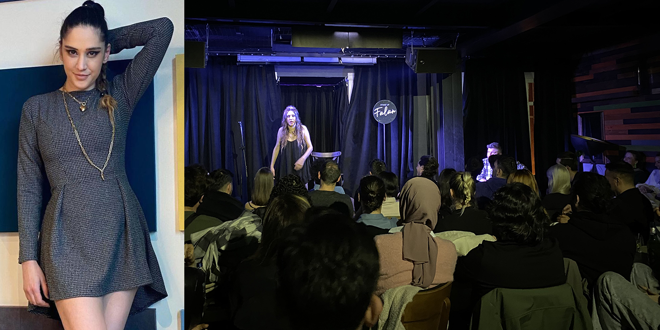 Falan Komedi Kulübü’nde Zeynep Koçak İlk Kez Stand-up Yaptı.