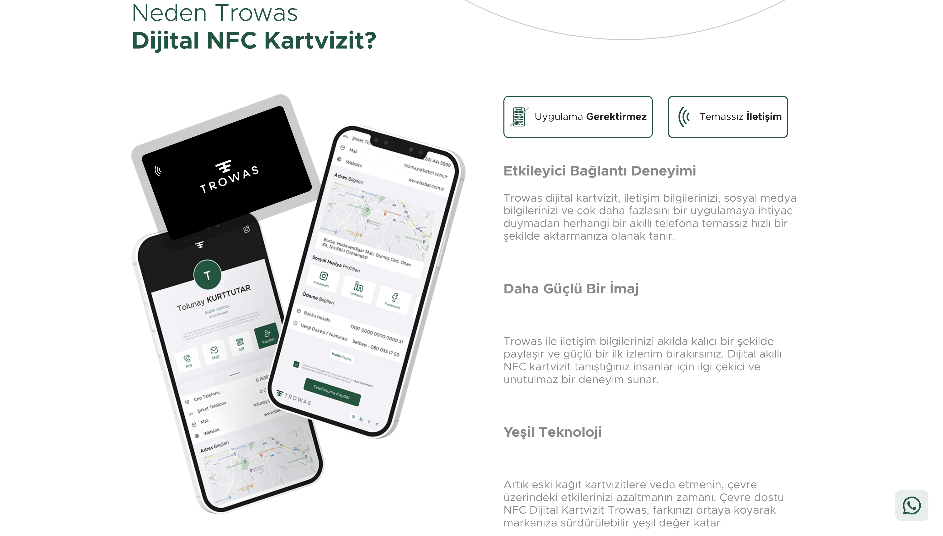 Dijital Kartvizitlerin Yeni Yüzü: Trowas ile Tanışın