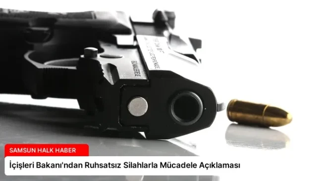 İçişleri Bakanı’ndan Ruhsatsız Silahlarla Mücadele Açıklaması