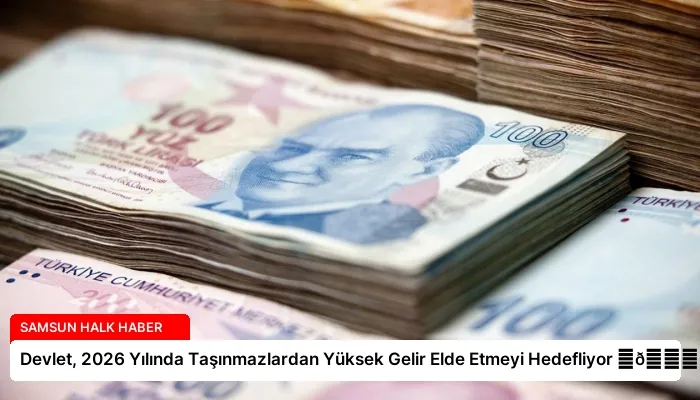 Devlet, 2026 Yılında Taşınmazlardan Yüksek Gelir Elde Etmeyi Hedefliyor ⏬👇