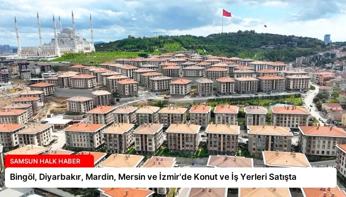 Bingöl, Diyarbakır, Mardin, Mersin ve İzmir’de Konut ve İş Yerleri Satışta