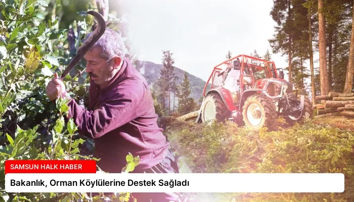 Bakanlık, Orman Köylülerine Destek Sağladı
