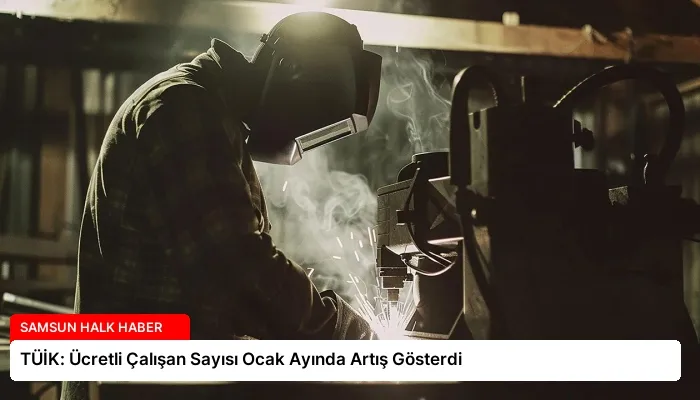 TÜİK: Ücretli Çalışan Sayısı Ocak Ayında Artış Gösterdi