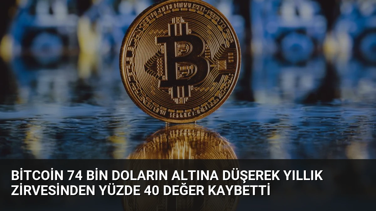 Bitcoin 74 Bin Doların Altına Düşerek Yıllık Zirvesinden Yüzde 40 Değer Kaybetti