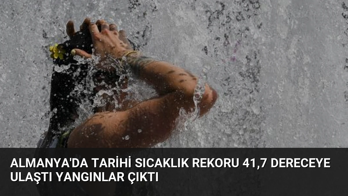 Almanya’da Tarihi Sıcaklık Rekoru 41,7 Dereceye Ulaştı Yangınlar Çıktı