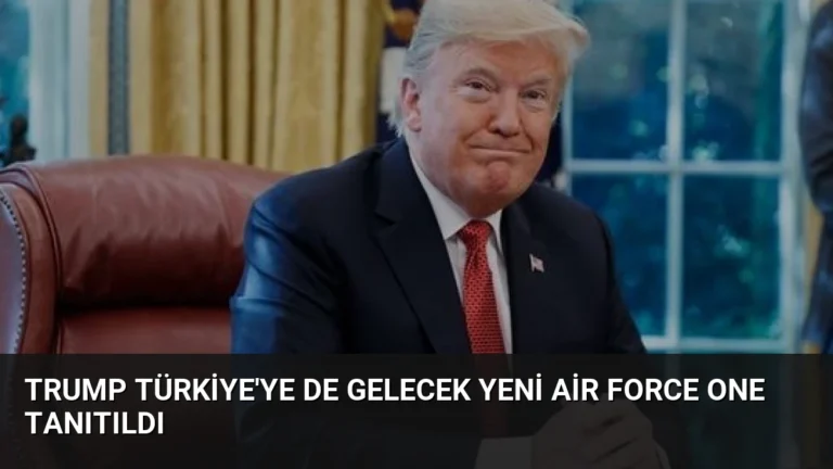 Trump Türkiye’ye De Gelecek Yeni Air Force One Tanıtıldı