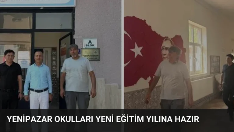 Yenipazar Okulları Yeni Eğitim Yılına Hazır