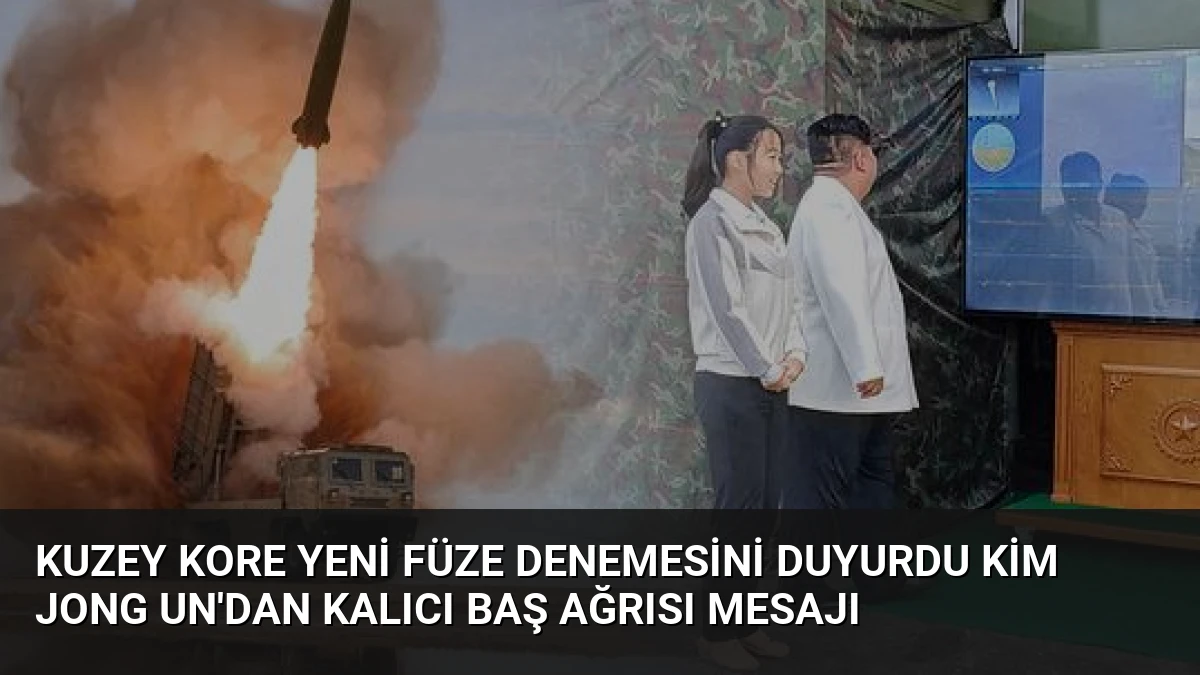 Kuzey Kore Yeni Füze Denemesini Duyurdu Kim Jong Un’dan Kalıcı Baş Ağrısı Mesajı