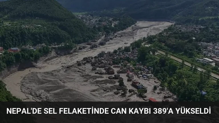 Nepal’de Sel Felaketinde Can Kaybı 389’a Yükseldi