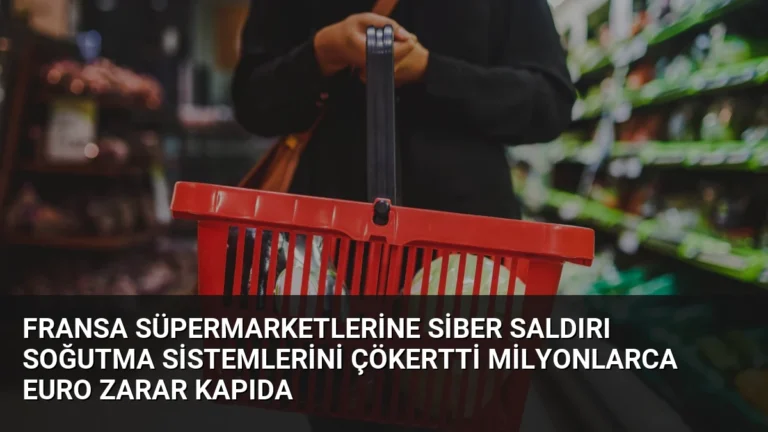 Fransa Süpermarketlerine Siber Saldırı Soğutma Sistemlerini Çökertti Milyonlarca Euro Zarar Kapıda